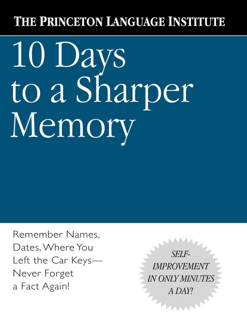 Title details for 10 Days to a Sharper Memory by Russell Roberts - Available